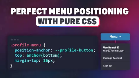 CSS Popover + Anchor Positioning is Magical